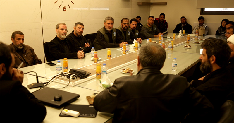 وفد الموكب الحسيني العراقي في زيارة تضامنية لمؤسسة الجرحى