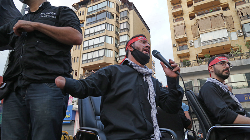 فرقة جراح الإنشادية بمسيرة سيّارة في الضاحية الجنوبية